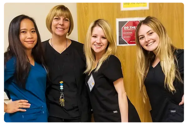 HDAS smiling students - Dental Assistant School Clear Lake TX