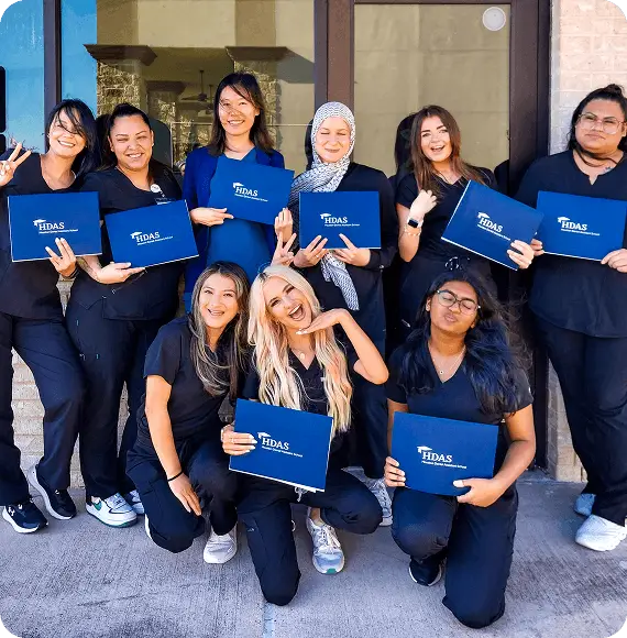 Dental Assistants Graduating from 10-week program