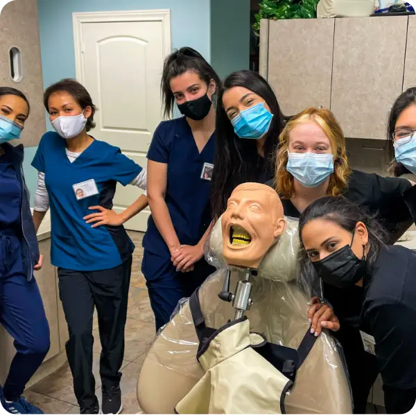 HDAS graduation day - smiling dental assistant students